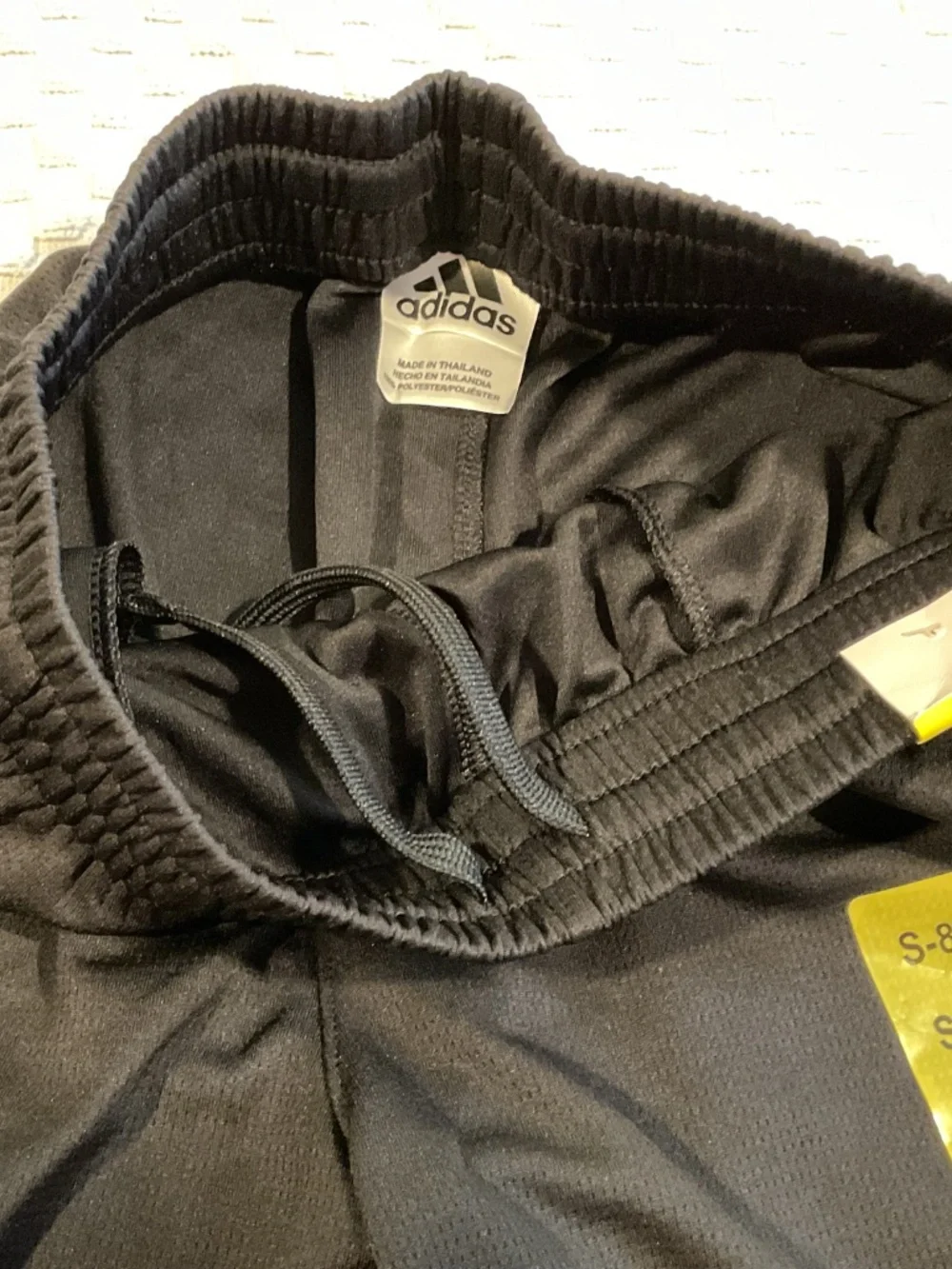Adidas Black Athletic Shorts, Boys Size 8. New With Tags!